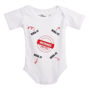 Baby Instructions - Body z instrukcją dla Taty (CZ)