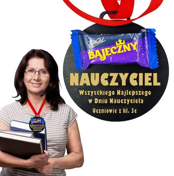 Medal Bajeczny Nauczyciel - prezent na Dzień Nauczyciela