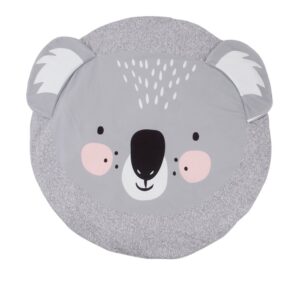 Mata dla dziecka okrągła szara koala 90cm