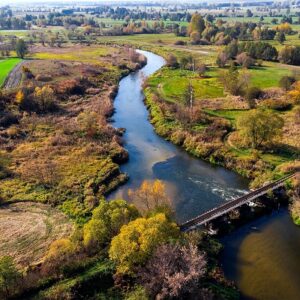 Lot motolotnią nad Doliną Nidy