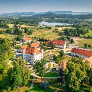 Lot helikopterem nad zamkami Dolnego Śląska