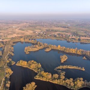 Lot awionetką - Zielona Góra i rozlewisko Odry