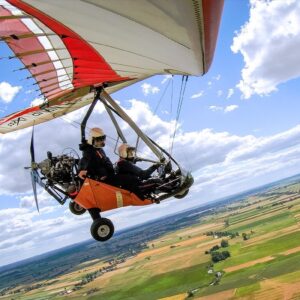 Kurs motolotniowy - Pierwsza lekcja latania