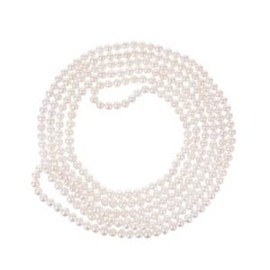 LAMAR PARTY naszyjnik perły naturalne długi na plecy 2 m ślub
