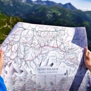 Mapa Zdrapka – Szlaki w Tatrach