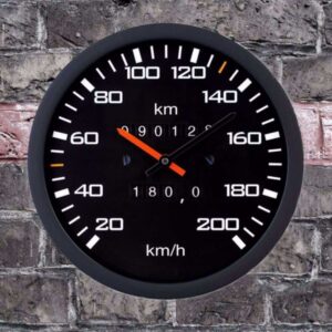 Zegar Ścienny Prędkościomierz