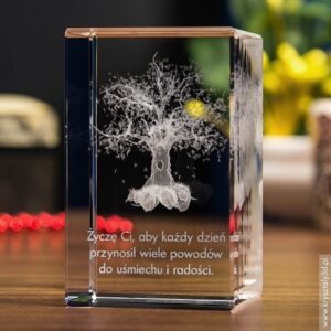 Drzewo 3D • personalizowana statuetka 3D • GRAWER 3D