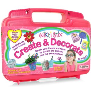 Woskowe sznureczki Wikki Stix - Różowa walizka XL 144 szt