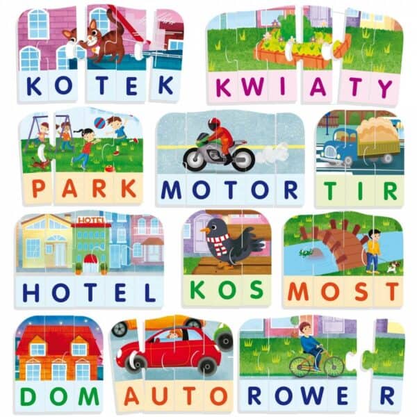 Zabawa i Edukacja - Puzzle Miasto