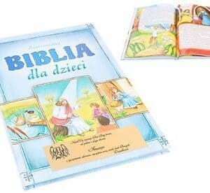 Biblia dla dzieci Pamiątka na chrzest z Dedykacją