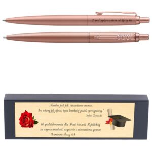 Długopis Parker Jotter XL Monochrome Pink Gold Grawer i Dedykacja