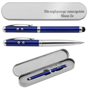 Długopis ze wskaźnikiem laserowym Supreme 4 w 1 Grawer