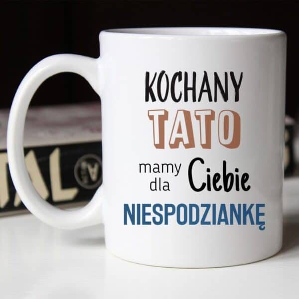 Kubek Przyszły Dziadek / Kubek niespodzianka / Zostaniecie dziadkami / 330 ml