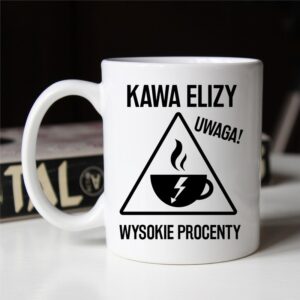 Kubek na kawę / Wysokie procenty / 330 ml / Prezent dla kawosza