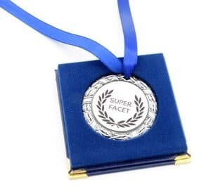 Medal srebrny w etui NADRUK prezent