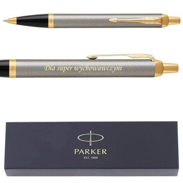 Parker IM Długopis Brushed Metal GT Grawer