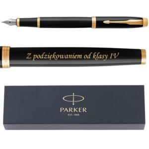 Parker IM Pióro Wieczne Black GT Grawer