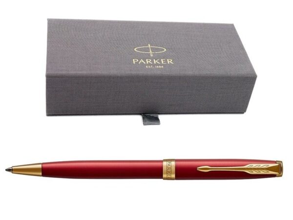 Parker Sonnet GT Długopis Red Lacquer w eleganckim etui