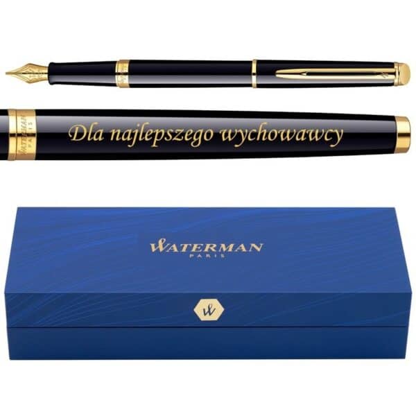 Pióro Waterman Hemisphere czarny GT Grawer