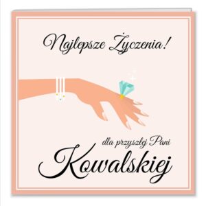 Prezent na wieczór panieński / Z personalizacją / Dla panny młodej