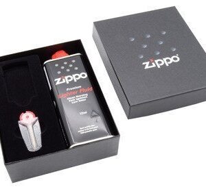 Pudełko do zapalniczki ZIPPO Slim + Benzyna + Kamienie + Knoty