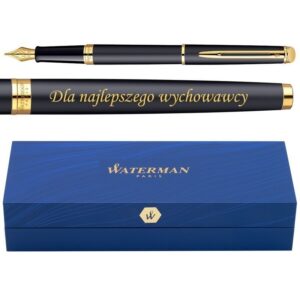 Waterman Hemisphere czarny mat GT pióro wieczne Grawer