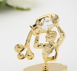 Wodnik zodiak figurka z kryształami GRAWER prezent