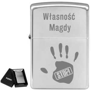 Zapalniczka ZIPPO 205 Satin chrome z Grawerem