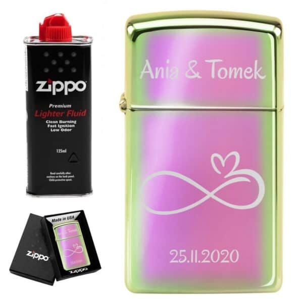 Zapalniczka Zippo Z20493 Slim Spectrum Benzyna Grawer