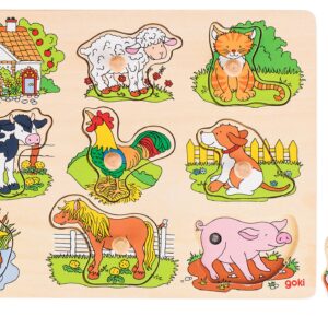 Puzzle z głosami zwierząt - Farma