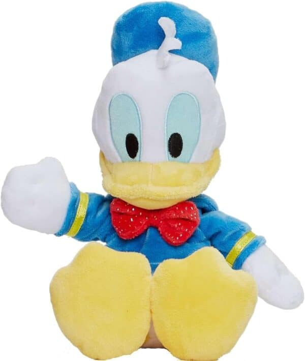 Simba 6315874859 Disney Kaczor Donald 25 cm - Miękka Przytulanka dla Niemowląt i Fanów Myszki Miki