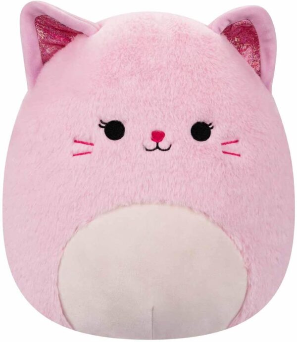 Squishmallows FuzzAMallows Celenia the Cat 30 cm – Squishmallow 2023 Original: Uroczy pluszak Celenia o średnicy 30 cm, idealny towarzysz podróży dla dzieci!